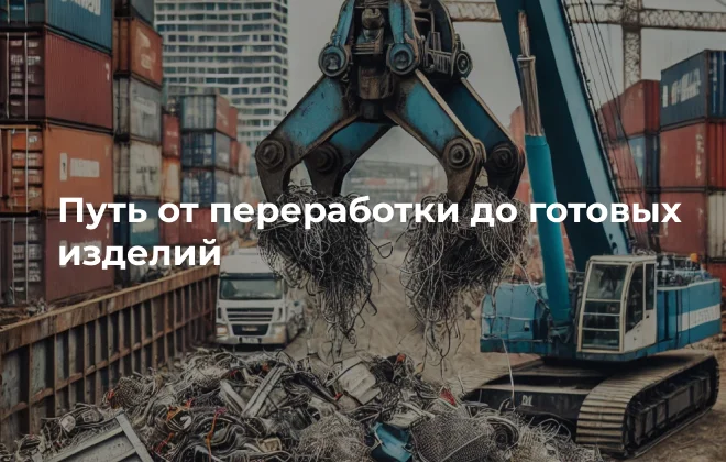 Как переработанный металл превращается в готовые изделия для производства в Кремлин Спорт